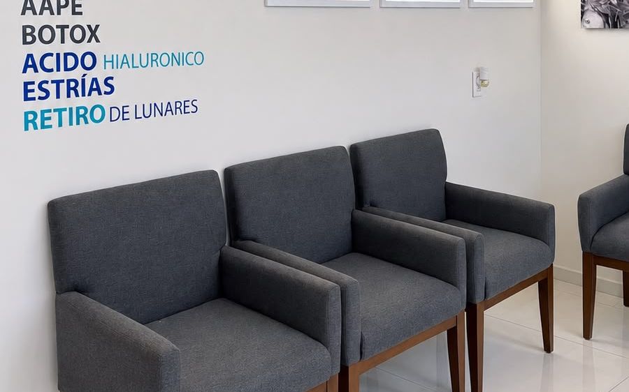 Sala de espera de Dioderm en Paseo Durango